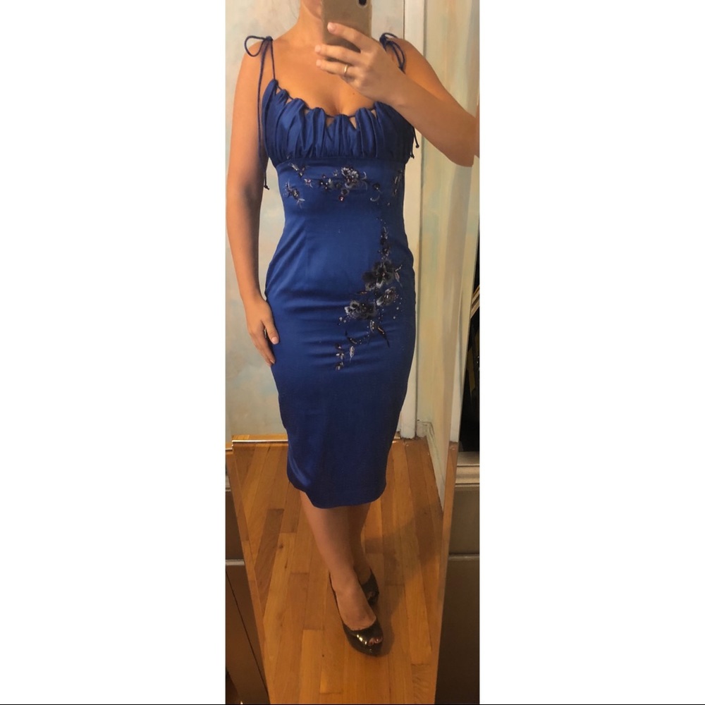 Royal Blue Mandalay Cocktail Dress size 4